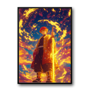 Zenitsu Agatsuma - Design Wall Poster